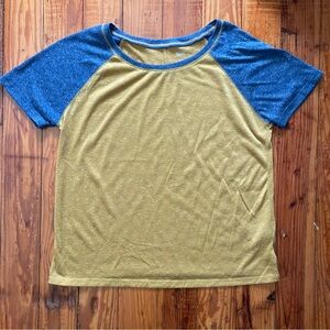 BDG Cropped Baseball Tee